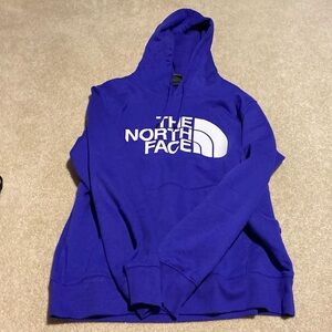 Men’s North Face Solid Blue Hoodie